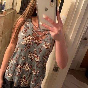 floral tank top